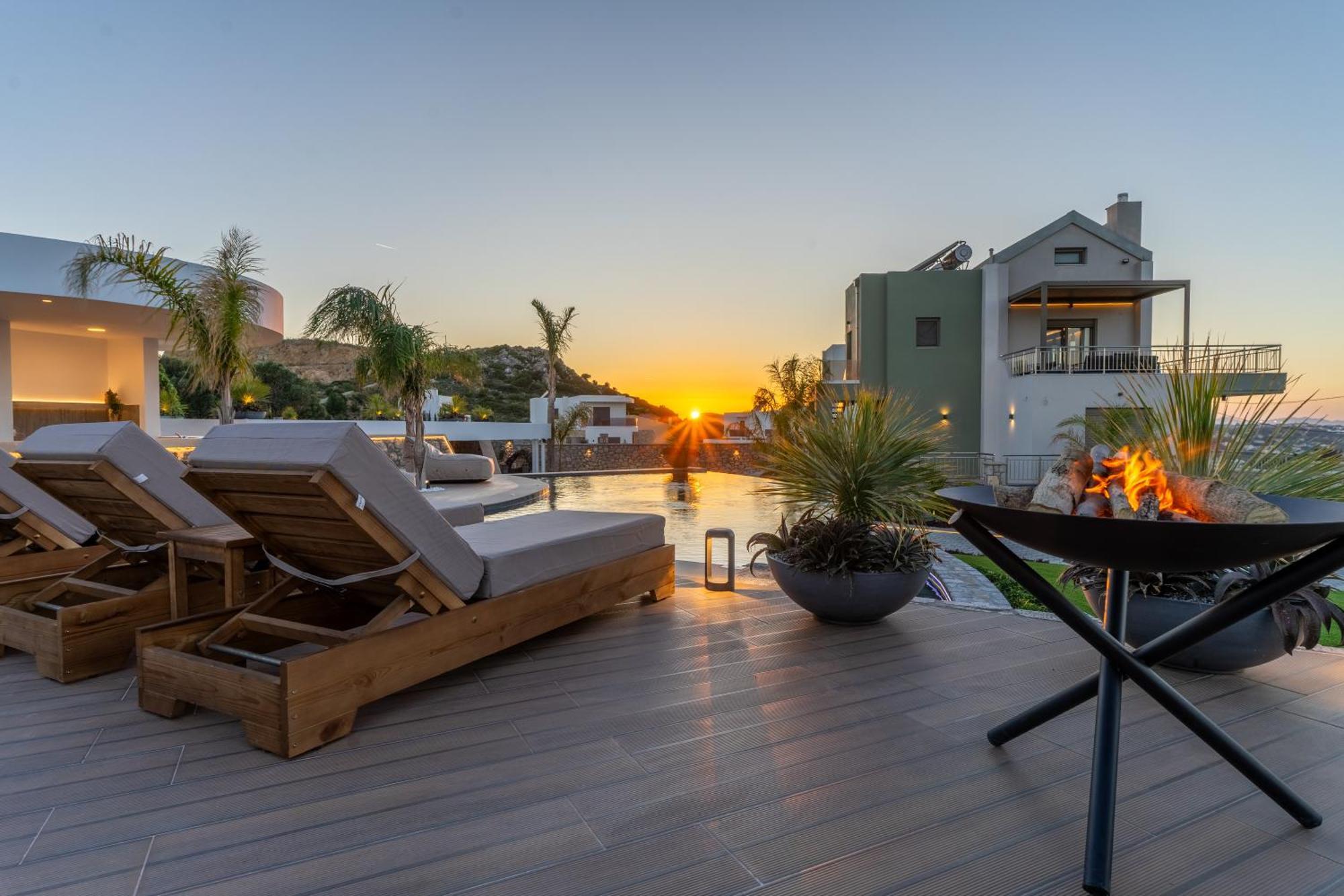Rhode Luxury Villa Калитиес Экстерьер фото