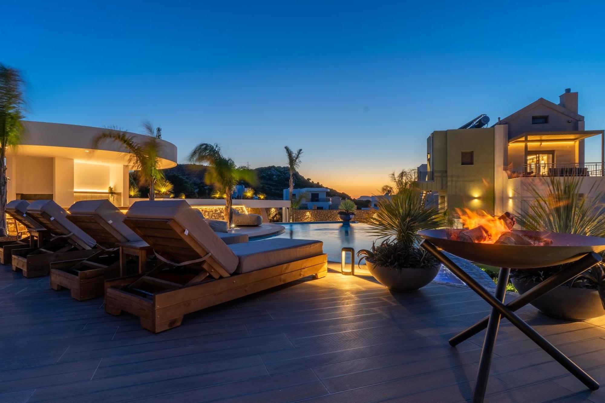 Rhode Luxury Villa Калитиес Экстерьер фото